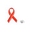Broche Promocional de Logo para Concientización sobre el Cáncer de Mama para Enfermera Cinta Rosa Azul Roja Negra Insignia de Prevención del SIDA y Cáncer de Mama