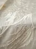 Camisa de Organza de Seda con Bordado de Cuentas y Mangas Largas para Mujer, 100% Seda de Morera, Estilo Chino, Chaqueta Fina Protectora del Sol para Otoño
