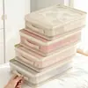 Conjunto de Quatro Peças de Rede Bolsa de Armazenamento Casa Quarto Grande Capacidade à Prova de Poeira à Prova de Umidade Caixa Organizadora Janela Visível Saco de Poeira para Colcha