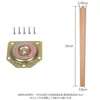 Patas de mesa de madera maciza, patas de sofá de madera de haya, patas de mesa de centro, patas de silla de madera maciza, patas de armario, soportes para patas de mesa sin taladro al por mayor