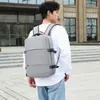 Mochila de Viaje para Hombres de Negocios de Larga Capacidad para Viajes Cortos con Interfaz USB Mochila Ligera para Mujeres con Múltiples Compartimentos