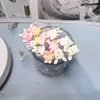 Serie de Pascua Transfronteriza Tubo de Ensayo Cepillo para Pestañas Conejo de Dibujos Animados Cepillo para Pestañas Orejas de Conejo Huevo de Pascua Desechable Cepillo para Pestañas