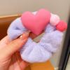 Faixa de cabelo de desenho animado infantil fofa para meninas outono e inverno pelúcia intestino grosso corda de cabelo morango urso não machuca cabelo acessórios para cabelo de meninas cocar