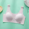 Sujetador Push-up Pecho Pequeño Sujetador Cómodo de Soporte Suave Chica Espalda Bonita Sin Aro Metálico Copas Fijas Chaleco Ropa Interior