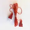 Cable de Extensión de Enchufe Directo Linterna Roja Cable Transparente Luces de Cadena Rojas Luces de Cortina Luces Decorativas Especiales Luces de Cadena para Exteriores Interiores No Requiere Soldadura