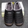 Pantuflas de algodón transfronterizas zapatos de algodón cálidos de invierno casuales impermeables pantuflas de algodón para el hogar botas de nieve para exteriores zapatos de interior talla grande