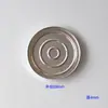 Ferramenta de Prensagem de Maquiagem DIY, Almofada Caseira para Sombra, Almofada para Batom, Bandeja de Alumínio para Dispensar, Bandeja Redonda de Folha de Flandres, Recipiente para Dispensar