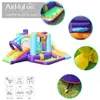 Castillo inflable pequeño más vendido con tobogán de aspersor de agua, parque infantil para fiestas al aire libre, castillo inflable saltarín en stock