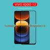 Aplicável a VIVO iQOO12 serigrafia de filme temperado dois filme forte vivo iqoo 12 vidro HD silk screen preto