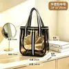 Bolsa de cosméticos de PVC transparente, impermeable, gran capacidad, bolsa de tocador de viaje portátil, disponible en varios tamaños, con un diseño transparente