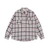 Camisa Xadrez Retrô Americana Bsapa Masculina Marca Tendência Lapela Camisa de Trabalho Estilo Preguiçoso Top para Casal Cs3080