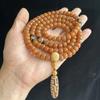 Atacado Pulseiras de Contas Redondas Bodhi de Dopamina, Contas Bodhi Oleosas e Brilhantes, Pulseiras Esculpidas na Raiz para Homens e Mulheres, Contas Budistas, Contas Redondas Bodhi