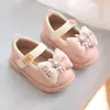 Sapatos Infantis, Sapatos Quadrados para Meninas, Novos Modelos de Primavera e Outono, Leves para Bebês e Crianças Pequenas, Estilosos, Sola Macia, Casuais, Sapatos de Princesa, Sapatos de Couro