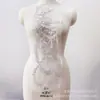 Ropa Changshu Runfa: Accesorios, Parches y Decoraciones Hanfu de Vestido de Noche de Lentejuelas Fénix Dorados, Plateados y Púrpuras Profundos