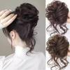 Venda Direta de Fábrica Peruca de Bola com Barba Longa Coque Presilha de Garra Estilo Cabelo Fofo Natural Prendedor de Cabelo Noiva Coquetel