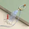 Pingente de Bolsa Chaveiro Borla DIY Destacável Estilo Antigo Multicolor Translúcido Brocado Song Contas Pulseira de Borla
