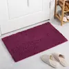 Alfombra de Chenilla para Piso Entrada de Baño Felpudo Absorbente de Agua Alfombra Antideslizante para Baño Felpudo para Pies Entrada de Dormitorio Alfombra Venta al por Mayor