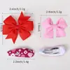 Amazon Más Vendido Set de Pinzas para el Cabello con Moño Waffle Accesorio para el Cabello Infantil Tela Color Sólido Pinza Pequeña 5006