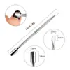Set de Empujador de Cutícula y Cortaúñas de Acero D501 en Stock de Fábrica para Técnicos de Uñas, Set de Herramientas para Uñas de Acero Empujador y Cortador
