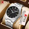 Reloj Oufani Sencillo para Hombre Moda Casual Luminoso Resistente al Agua Cuarzo Calendario Único Negocios Tres Manecillas Transfronterizo