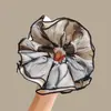 Elástico de Cabelo de Bolinhas Florais de Fada Atmosférico para Mulheres Estilo Coreano Nicho Prendedor de Cabelo Corda de Cabelo Tendência Flor de Cabelo