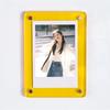 Porta-Retrato de Acrílico Ímã Colorido para Geladeira 234 polegadas Painel Magnético Forte Azulejo de Cartão Transparente Personalização de Foto Polaroid