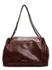 Bolsa Retro Elegante de Grande Capacidade para o Dia a Dia de Mulheres 2026 Nova Corrente Moda Bolsa Tote Simples Bolsa de Ombro