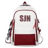 Mochila retro americana para estudiantes universitarios, mochila de gran capacidad para estudiantes de secundaria, mochila para computadora