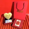 Popular Oro Puro 999 Exquisito de Gama Alta de Shuibei Regalo del Día de San Valentín Chino Declaración de Amor Regalo de Amor para Amigos Hombres y Mujeres Venta al por Mayor