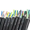 Cable de Caucho de 2 Conductores Cable de Caucho Plástico Impermeable Cable de Caucho para Exteriores Cable para Herramientas Eléctricas Negro