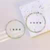 Pulseira Fragmento de Prata Dianrun Jewelry para Mulheres, Design Original de Nicho, Elegante Pulseira de Cristal, Presente Estilo Vintage
