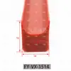 Tira de sellado de silicona en forma de V personalizada, tira de caucho de silicona cóncava, anillo de sellado autoclave resistente al calor, válvula para gafas, caucho de centrífuga