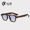 Gafas de Sol Ovaladas Pequeñas Estilo Nuevo Retro Transfronterizas para Mujer Anti-ultravioleta Gafas de Sol de Nicho para Hombre Tendencia de Sesión de Fotos Callejeras de Celebridades de Internet 8128