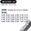 Calibrador de espesores 0.01-5mm calibrador de tapones regla de tapones medidor de espesores medidor de holgura herramienta de ajuste de válvulas MLA10