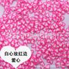 Arcilla blanda 500 gramos un kilo arcilla blanda para uñas rodajas de corazón de melocotón material DIY hecho a mano en stock al por mayor