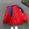 Jaqueta Baseball Masculina Primavera e Outono 2026 Nova Estilosa Infantil Manga Longa Bebê Primavera Roupa Fina