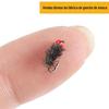 Mini Fly Hook Fly Hook Luya Isca Falsa Bug Hook Sistema de Amarração de Ganchos Boca de Cavalo Faixa Branca Almofada Gancho Taobao