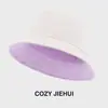 Sombrero de Pescador de Verano para Hombres y Mujeres, de Doble Cara, para Montañismo, Sombrero para el Sol con Protección UV, Protección Solar, Moda Simple, Sombrero de Pesca