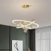 Lámpara de Sala de Estar de Lujo Ligero Araña Simple Moderna Atmosférica Lámpara de Comedor para el Hogar Giptianxing Lámparas de Dormitorio 2025 Nuevo