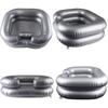 Tina Inflable Espesa de PVC para Lavado de Cabello con Almohada Integrada para Cuidado de Adultos, Ancianos Postrados, Mujeres Embarazadas y Niños