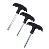 Chave Allen hexagonal em T, tipo bastão com cabeça sextavada e cabo plástico antiderrapante, 3mm 4mm 5mm chave de fenda sextavada temperada