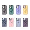 Funda Magnética Galvanizada con Sensación de Piel Gold Shield para Apple 18Promax Funda Mate para Teléfono Samsung S26 Cubierta Completa Dura Ins