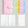 Temu se especializa en Cuadernos de Presupuesto en Efectivo de Hojas Sueltas A6, Diarios Estilo Macarrón con Páginas Rayadas y en Blanco, Diarios de Cuero de PU