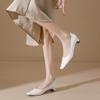 Sapatos de Salto Alto Novos da Primavera Yuanlitong para Mulheres, Estilo Francês de Luxo Leve, Sapatos Femininos de Alta Qualidade, Sola Macia, Confortáveis, Boca Rasa, Sapatos Individuais de Couro Macio