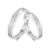 Anillo de madera para amantes Ge anillo de plata esterlina S925 anillo para mujer nicho lujo ligero alta gama Joker joyería de plata al por mayor