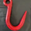 Gancho para Tubería de Acero, Gancho de Elevación Endurecido, Anillo de Elevación, Gancho de Elevación Metálico de Cable de Acero, Gancho de Elevación con Recubrimiento en Polvo Antioxidante, Gancho Puntiagudo