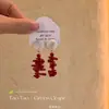 Novos Brincos Vermelhos com Borlas Estilo Chinês para Mulheres 2025 Novos Brincos de Alta Qualidade Brincos Festivos de Casamento