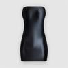 Vestido de Yoga Metálico Stretch Justo Sem Alças, Saia Curta Bodycon, Vestido Bodycon Justo Sem Alças Hot Girl