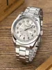 Reloj de Cuarzo para Hombre Denvosi Venta Caliente Transfronteriza Acero Inoxidable de Alta Calidad Correa de Acero Reloj para Hombre Se Puede Personalizar