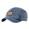 Gorra de Béisbol de Mezclilla para Hombre y Mujer, Verano y Primavera, Visera Corta, Lavada y Estilo Vintage, Versión Coreana, Sombrero para Exteriores con Protección Solar